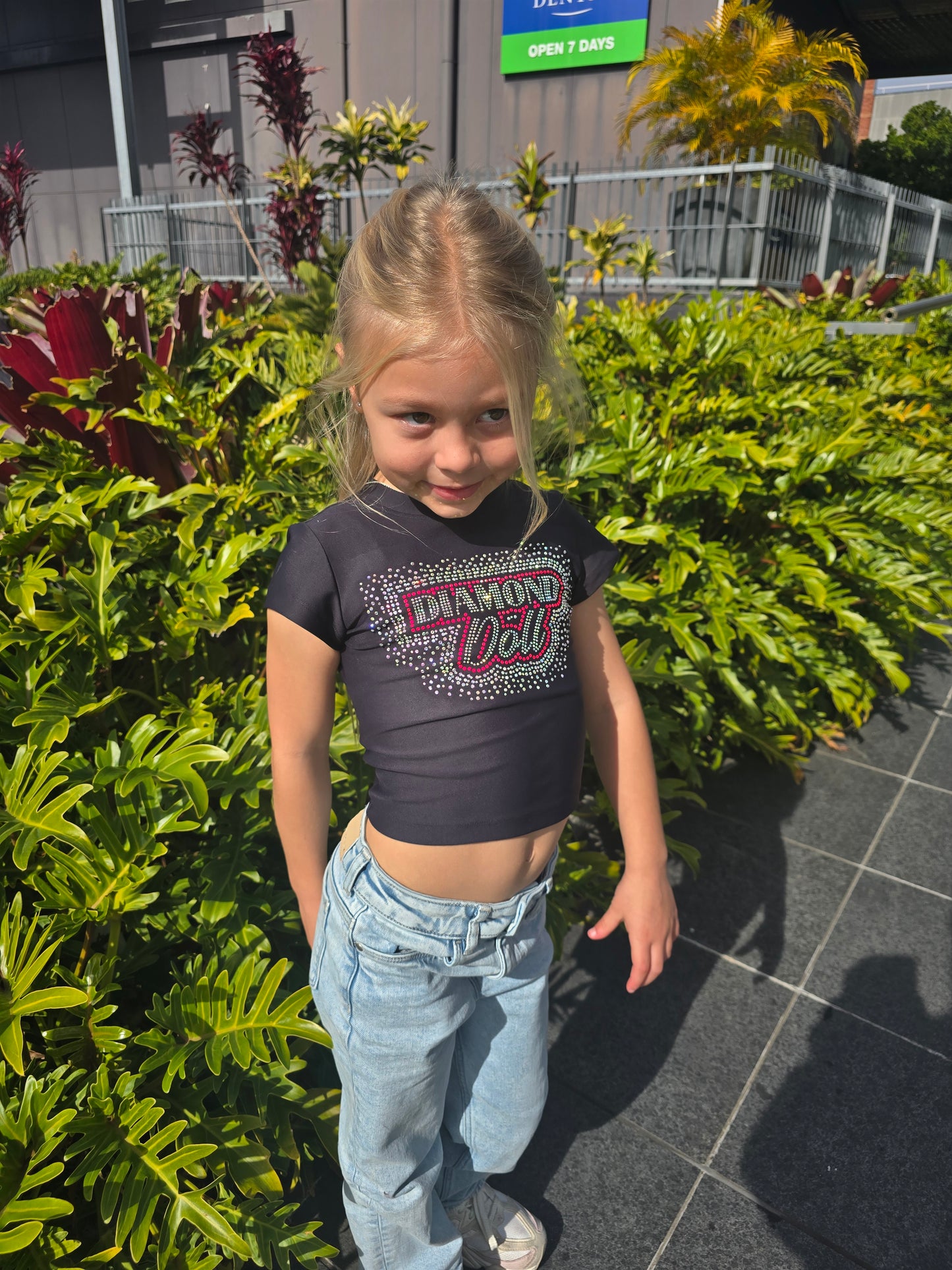 Diamond Doll Baby Tee